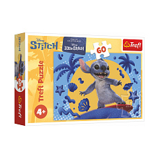 Puzzle Den se Stitchem 33x22cm 60 dílků v krabici 21x14x4cm