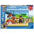 Ravensburger puzzle Tlapková Patrola: Stateční psi 2x24 dílků