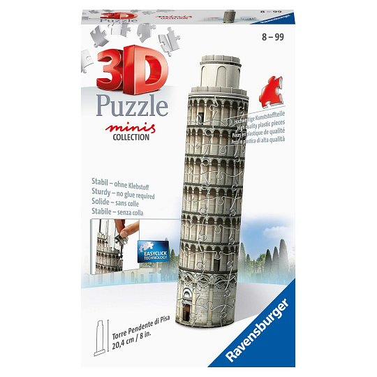 Ravensburger Mini budova - Šikmá věž v Pise 54 dílků Ravensburger Mini budova - Šikmá věž v Pise 54 dílků