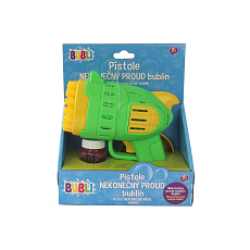 BUBLI Pistole Nekonečný proud bublin zelená