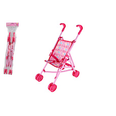 Kočárek pro panenky golfové hole kov/plast v sáčku 17x66x9cm