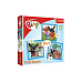 Trefl Puzzle 3v1 Bing Bunny Zábava s přáteli v krabici 28x28x6cm