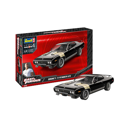 Revell Plastic ModelKit auto 07692 - Fast & Furious - Dominics 1971 Plymouth GTX (1:24)