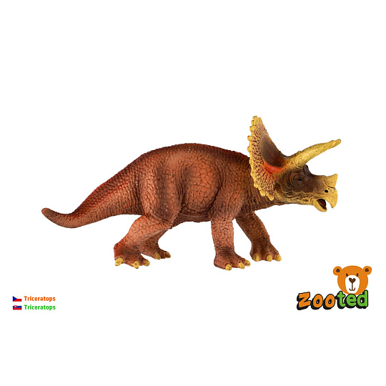 Triceratops dinosaurus zooted plast 20cm 