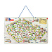 Woody 91230 Magnetická mapa ČR s obrázky a společenská hra, 3 v 1