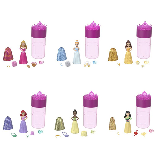 Mattel Disney Princess COLOR REVEAL KRÁLOVSKÁ MALÁ PANENKA NA VEČÍRKU ASST Mattel Disney Princess COLOR REVEAL KRÁLOVSKÁ MALÁ PANENKA NA VEČÍRKU ASST