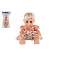 Panenka miminko mrkací plast 30cm pevné tělo v sáčku