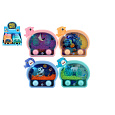 Teddies Vodní hra hlavolam svítící mořské zvířátko plast 13x12cm na baterie 4 barvy