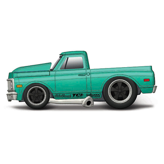 Maisto - Muscle Machines - 1972 Chevrolet C10 Pickup, 1:64 Maisto - Muscle Machines - 1972 Chevrolet C10 Pickup, 1:64