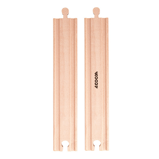 WOODY Příslušenství k dráze - rovné dlouhé koleje 2ks WOODY Příslušenství k dráze - rovné dlouhé koleje 2ks