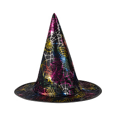 Rappa Dětský klobouk čarodějnice s pavučinou Rappa Dětský klobouk čarodějnice s pavučinou