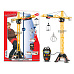 Dickie RC Dickie stavební jeřáb Mega Crane 120cm, na kabel