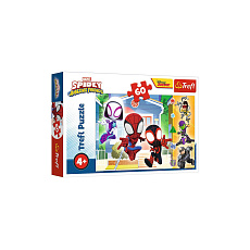 Puzzle Ve Spideyho světě/Spidey a jeho úžasní přátelé 33x22cm 60 dílků v krabici 21x14x4cm