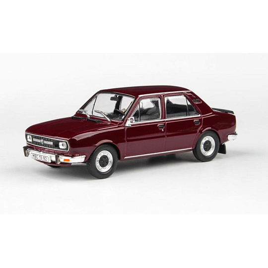 ABREX Škoda 120L (1982) 1:43 - Červená Maron ABREX Škoda 120L (1982) 1:43 - Červená Maron