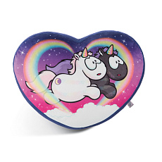 NICI polštář Jednorožec Star Bringer &amp; Moon Keeper 40x28cm srdce GREEN