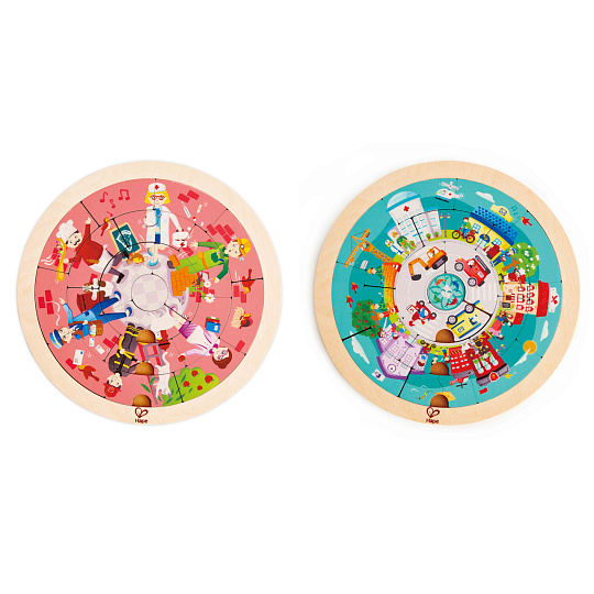 Hape Puzzle-Povolání v kruhu