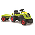 Smoby Voyager Smoby Šlapací traktor CLAAS zelený s vozíkem
