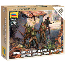 Zvezda Wargames (WWII) figurky 6226 - British Recon Team (1:72)