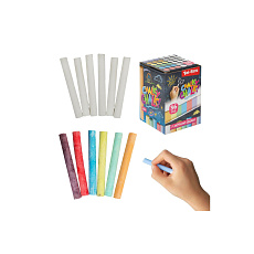 Teddies Křídy tabulové 36ks bílé + barevné 8cm v krabičce 6x9x6cm 24m+ Teddies Křídy tabulové 36ks bílé + barevné 8cm v krabičce 6x9x6cm 24m+