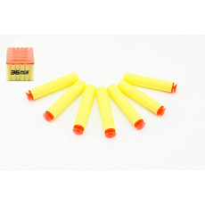 Teddies Náhradní pěnové náboje do pistole 36ks s přísavkami 4 barvy v krabičce 8x7x8cm