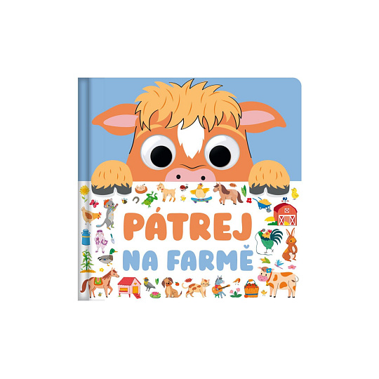 Knížka Pátrej na farmě 20x20x1,5cm