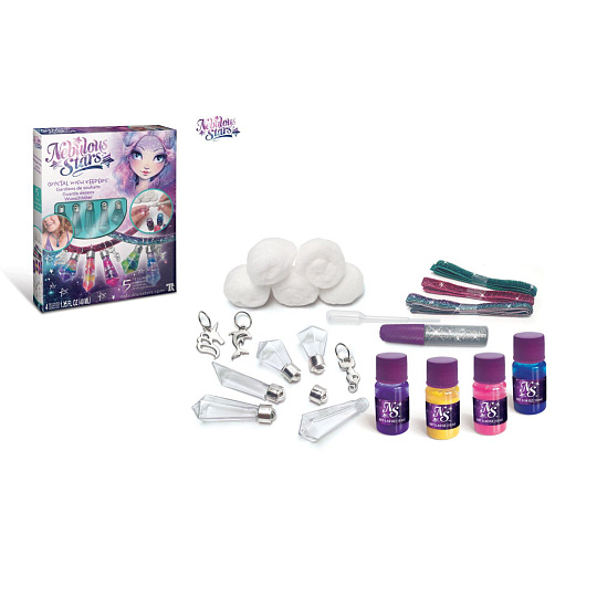 Kreativní sada Náhrdelník přání Nebulous Stars v krabici 22,5x28x4,5cm