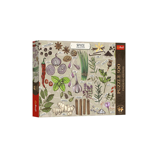 Puzzle Premium Plus - Finders Keepers: Koření 500 dílků  48x34cm v krabici 34x26x4,5cm