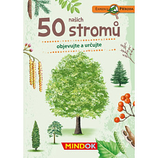 Mindok vzdělávací hra Expedice příroda: 50 našich stromů