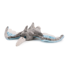 Pterosaur dinosaurus plyš 40x28cm šedivý 0m+