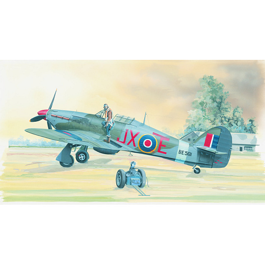 Směr plastikový model letadla Hawker Hurricane MK.II