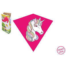 Wiky Drak létající jednorožec plast 68x73cm v sáčku Wiky Drak létající jednorožec plast 68x73cm v sáčku