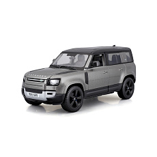 Bburago - Auta HOBBY, 2022 Land Rover Defender 110, šedá metalíza, 1:24