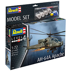 Revell ModelSet vrtulník 63824 - AH-64A Apache (1:72)