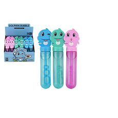 Teddies Bublifuk trubice delfín 14cm 3 barvy