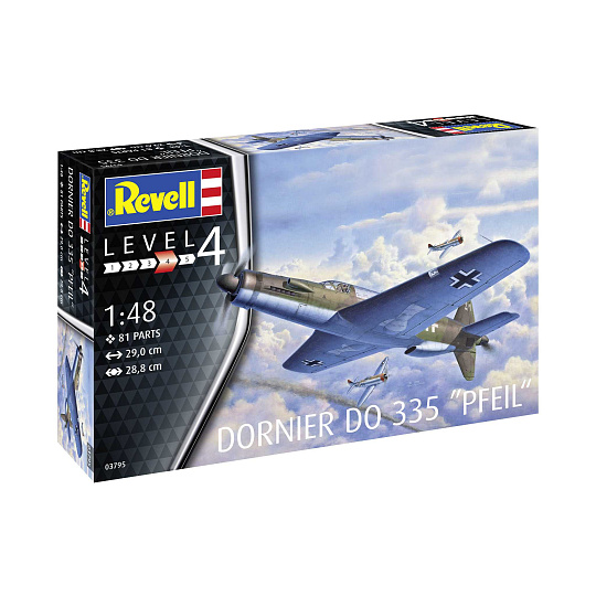 Revell Plastic ModelKit letadlo 03795 - Do335 Pfeil (1:48) Revell Plastic ModelKit letadlo 03795 - Do335 Pfeil (1:48)