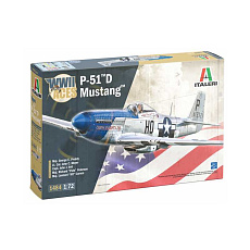 Italeri Model Kit letadlo 1484 - P-51D Mustang Aces (1:72)