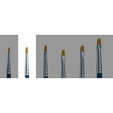 Italeri Brush Synthetic Flat - SINGLE PACK 52222 - plochý syntetický štětec (velikost 00)