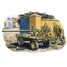 Dragon Model Kit figurky 3315 - M274 MULE w/106mm R.R. & CREW (HUE CITY 1968) (1:35)