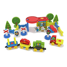 Millaminis stavebnice Velké vlakové nádraží Millaminis stavebnice Velké vlakové nádraží