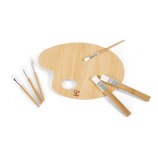 Hape Výtvarná paleta a sada štětců Hape Výtvarná paleta a sada štětců