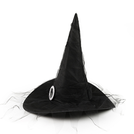 Rappa Dětský čarodějnický klobouk se sponou