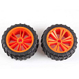 REVELL - REVELLUTIONS (47032) - Set 2x Wheel for Monster, orange