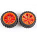 REVELL - REVELLUTIONS (47032) - Set 2x Wheel for Monster, orange