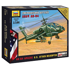 Zvezda Wargames (HW) vrtulník 7408 - AH-64 Apache Helicopter (1:144) Zvezda Wargames (HW) vrtulník 7408 - AH-64 Apache Helicopter (1:144)