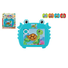 Teddies Přesouvačka hlavolam zvířátko plast 12,5x11cm 4 barvy