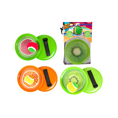 Teddies Lambáda/Catch ball hra s míčkem na suchý zip ovoce  18cm 3 druhy