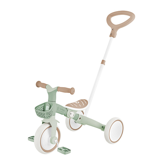GLOBBER Tříkolka LEARNING TRIKE 3v1 PLUS ECOLOGIC, pistachio