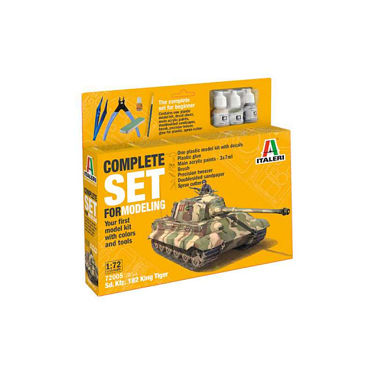 Italeri Model Set tank 72005 - Sd. Kfz. 182 King Tiger (1:72) Italeri Model Set tank 72005 - Sd. Kfz. 182 King Tiger (1:72)