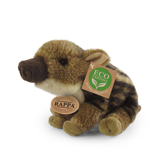 Rappa Plyšové mládě prase divoké sedící 20 cm ECO FRIENDLY Rappa Plyšové mládě prase divoké sedící 20 cm ECO FRIENDLY