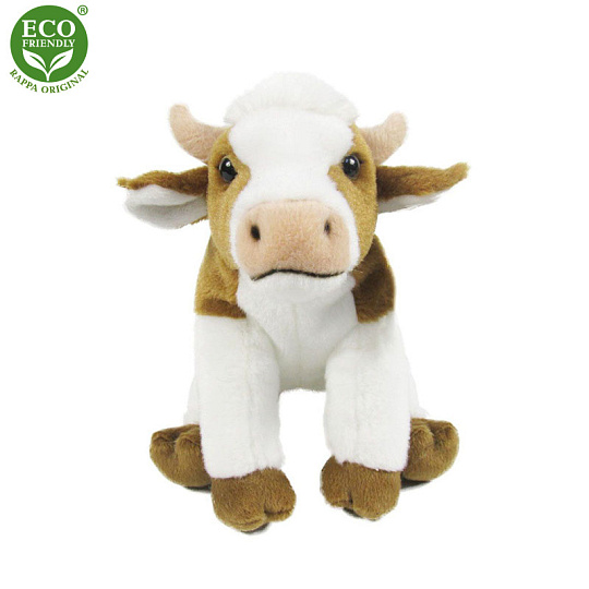 Rappa Plyšová kráva 18 cm ECO-FRIENDLY